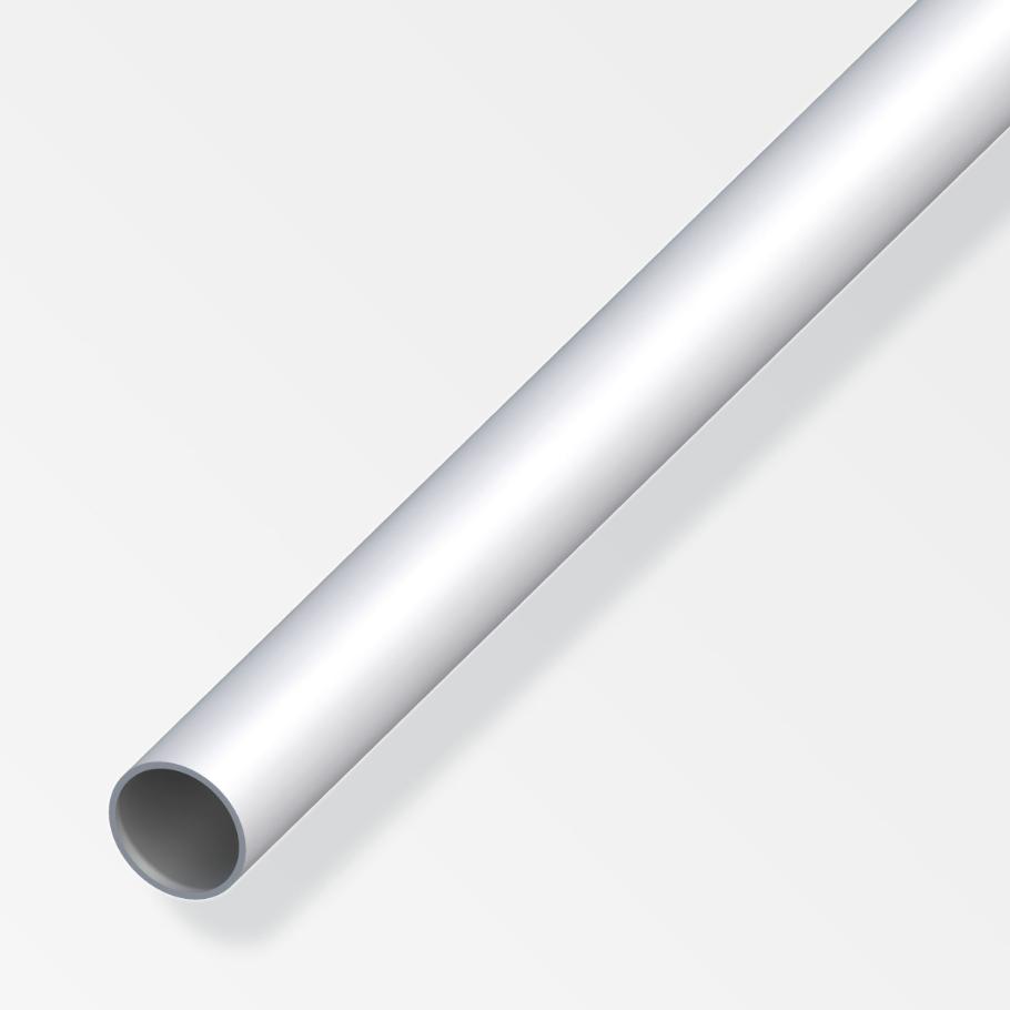 Tubo tondo Alfer Aluminium 10x1mm lunghezza 2m argento - 05023 01