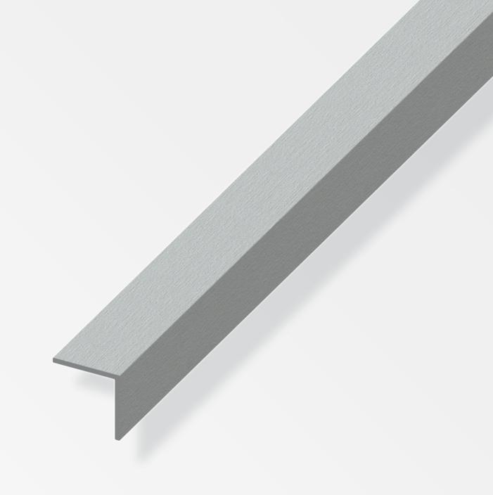 Profilé d'angle à côtés égaux Alfer Aluminium 15x15x1mm 1m - 02241  