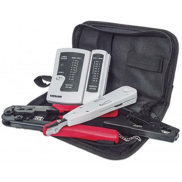 ic intracom italia spa ic intracom kit utensili per reti + tester 780070