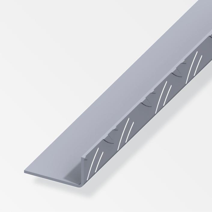 Canala angolare Alfer Aluminium 53,6x29.5X2mm lunghezza 1m - 27900 01