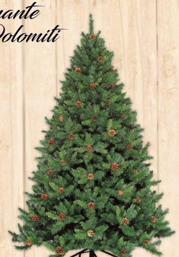 giocoplast giocoplast albero di natale 200cm 1106 rami con pigne applicate 295 60215 29560215