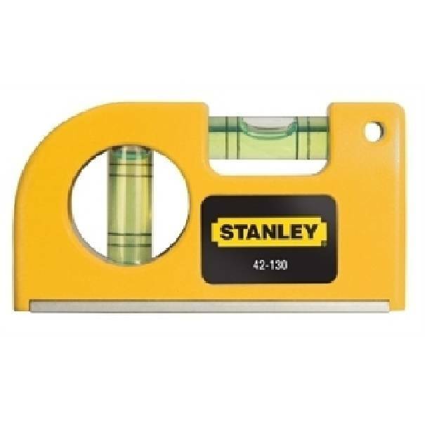stanley stanley livella tascabile 8,7cm 2 bolle base magnetica 042130