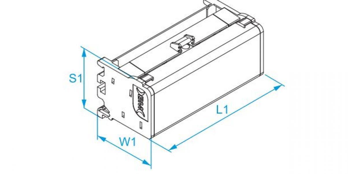 bm morsettiera modulare bm qm210015c-100a  2poli