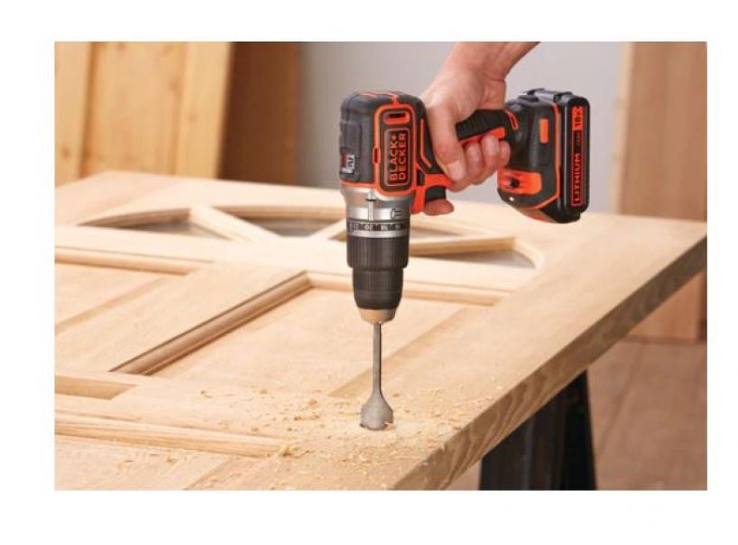 black & decker trapano avvitatore a percussione brushless black & decker bl188n-xj-18v