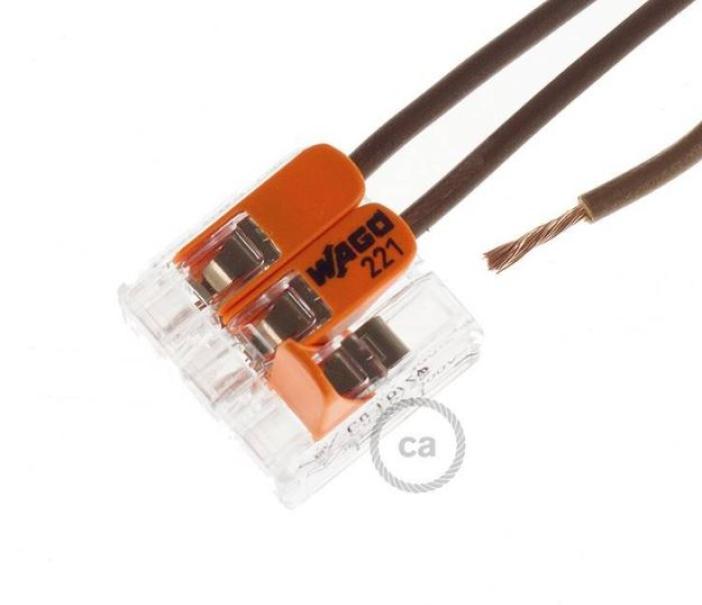 Morsetto Creative-Cables universale 3 ingressi trasparente - MOR413 02