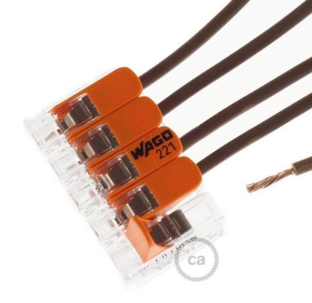 Morsetto Creative-Cables universale 5 ingressi trasparente - MOR415 02