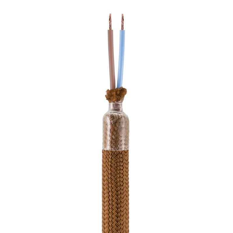 Kit tubo flessibile Creative-cables rivestito in tessuto colore marrone - KFLEX60VNRM13 02