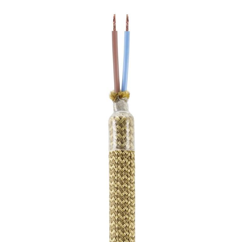 Kit tubo flessibile Creative-cables di estensione rivestito in tessuto colore bronzo - KFLEX90OTSRM73 02