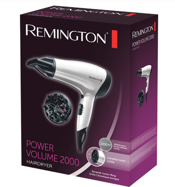 Phon Remington Power Volume 2000 2000W bianco - AC7200 02