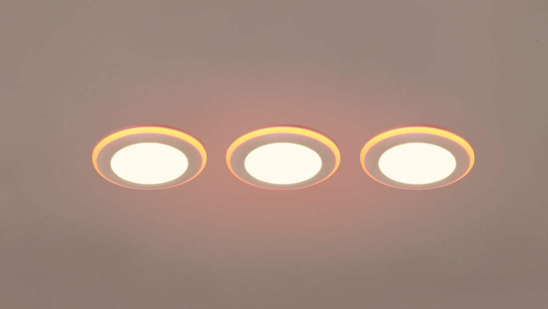 Faretti led RGB ad incasso Trio Lighting Argus 3x4+1W 3000K bianco opaco 3pz - 653610331 02