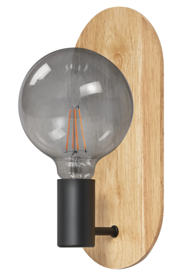 Lampada da parete Ledvance Decor 1xE27 max 8W legno - LUM757080 02