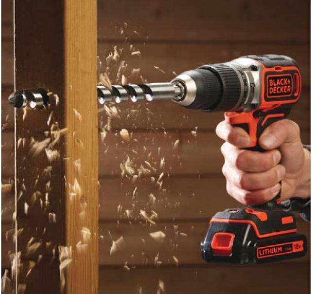 black & decker trapano avvitatore a percussione brushless black & decker bl188n-xj-18v