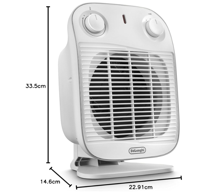 Termoventilatore De Longhi max 2000W bianco - HFS50A20WH 03