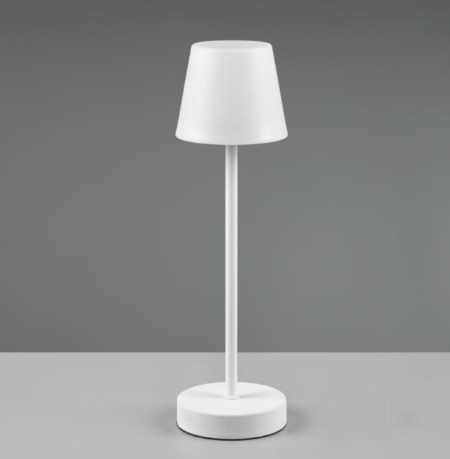 Lampada da tavolo led Trio Lighting Martinez ricaricabile 2,2W 2700-6500K bianco - R54086131 03