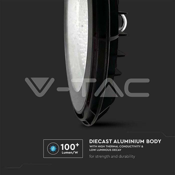 Sospensione industriale V-tac 100W led luce naturale 4000K VT-90101 - 10202 03
