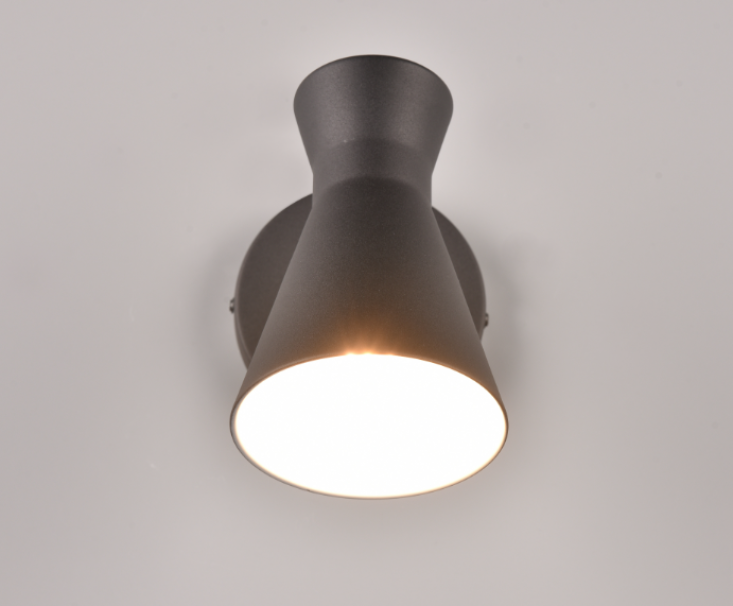 Lampada da parete Trio Lighting Enzo 1xE27 max 10W nero opaco - R20781732 03