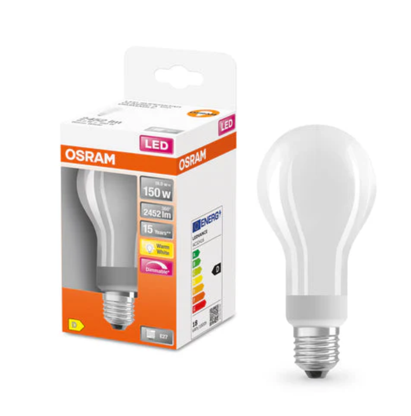 Lampadina led Osram E27 18W 2700K bianco - LED437326EBX1 03