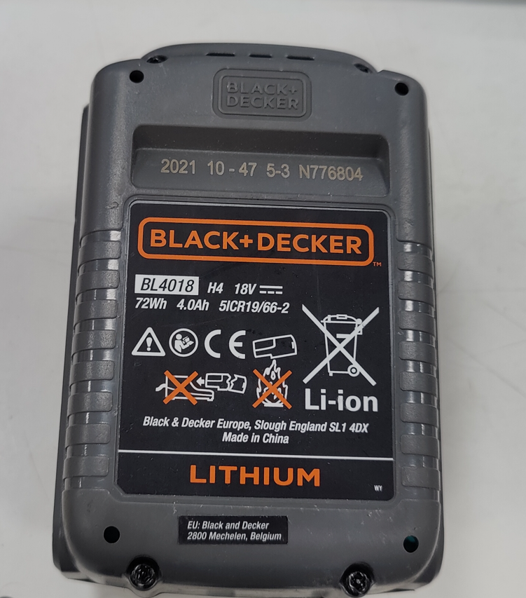 Batteria al litio Black & Decker 4Ah 18V - BL4018-XJ 03