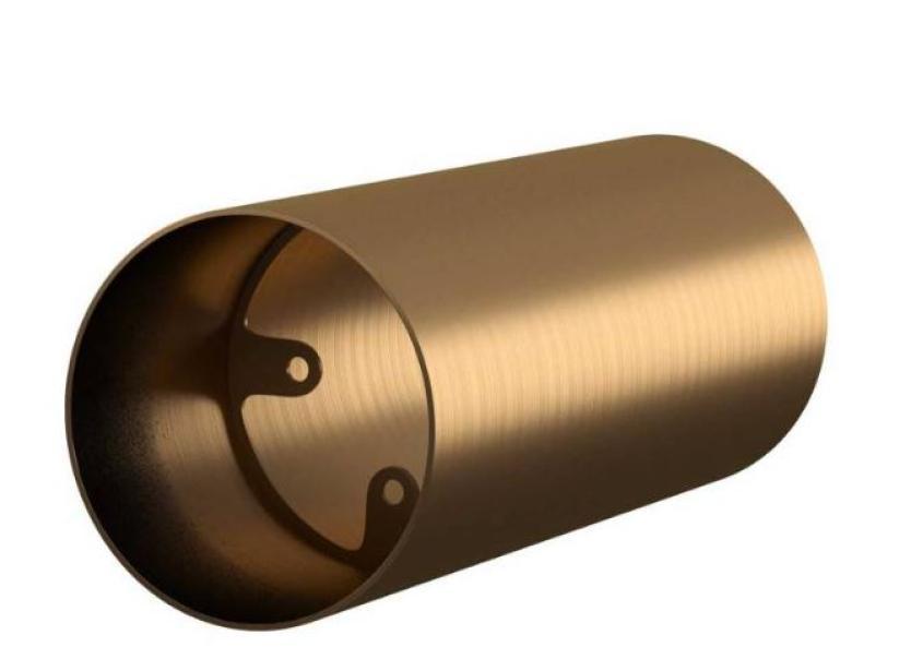 Tubo in metallo per faretto Creative-Cables E14 bronzo satinato-KSPOTME14OTS 04