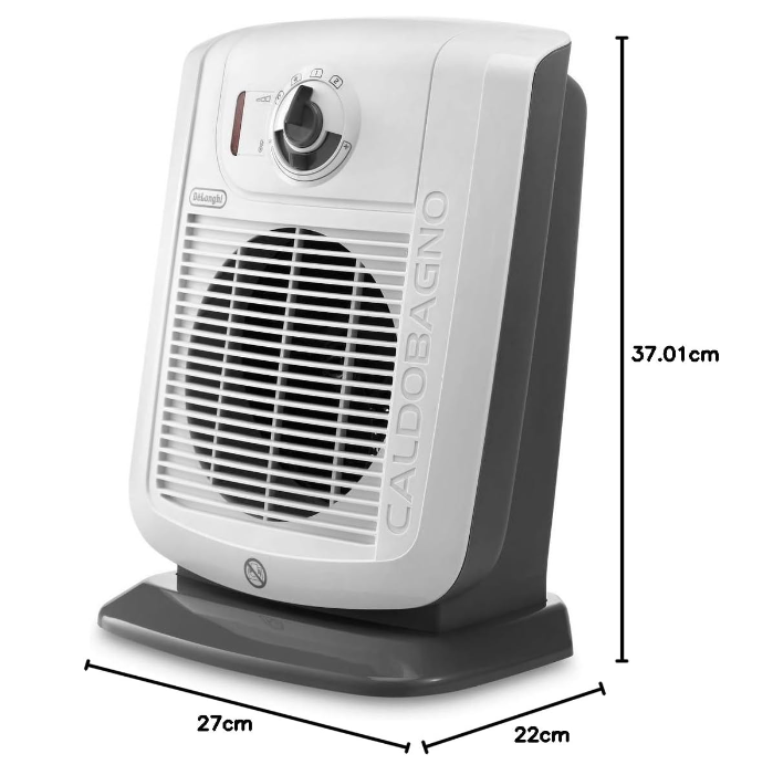 Termoventilatore De Longhi max 2000W bianco - HBC3030 04