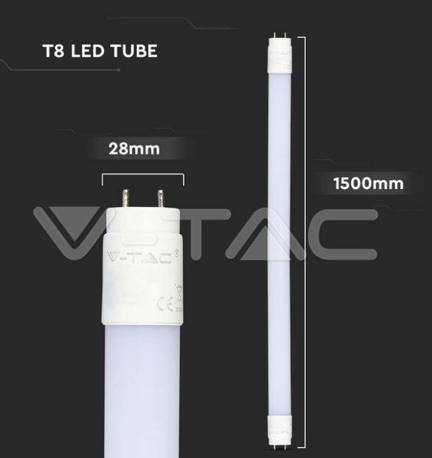 Tubo led V-tac chip Samsung 150cm 20W G13 3000K - 21656 04