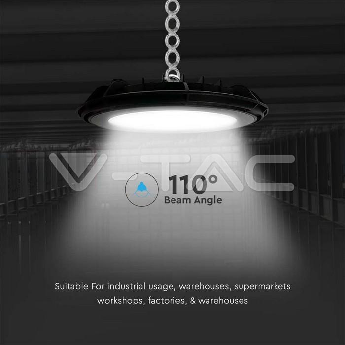 Sospensione industriale V-tac 100W led luce naturale 4000K VT-90101 - 10202 04