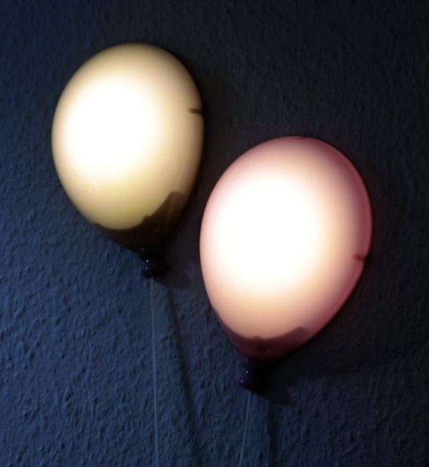 Lampada da parete led Euro Marketing 90 Ballon Light 0.2W grigio - IGZ192 04