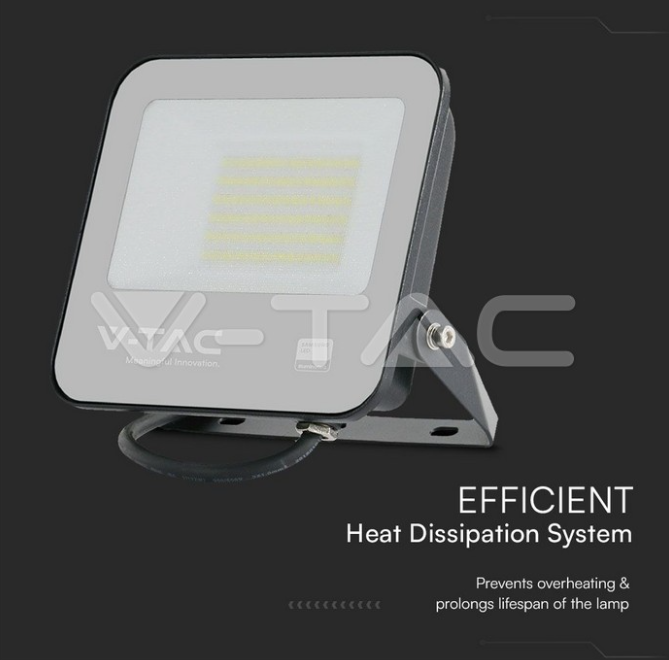 Proiettore led V-tac 50W 6500K nero VT-44055 - 23600 04