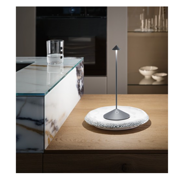 Lampada da tavolo touch led Zafferano Pina Pro 2.2W 2200-2700-3000K sabbia - LD1650S3 06