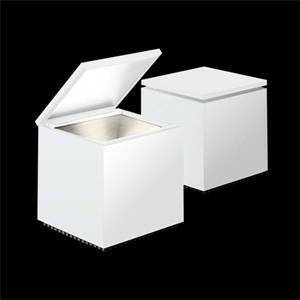 Lampada da tavolo cubo luce led 2w bianco 136l