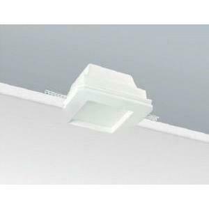 Incasso quadrato gesso scomparsa totale con diffusore gu53/gu10 9098