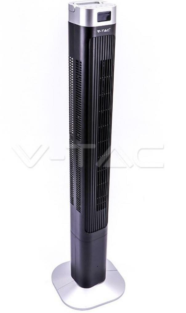 v-tac v-tac ventilatore led 55w 116cm con display e telecomando  7901 - foto 1