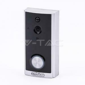 Doorbell videocitofono 2 canali a batteria colore nero vt-5412 8355