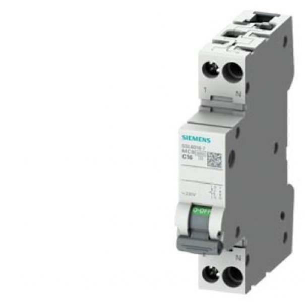 siemens siemens interruttore magnetotermico 230v 6ka 1p+n poli c25 5sl6025-7 5sl60257 - foto 1