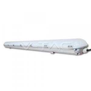 Lampada impermeabile led 48w luce naturale 4500k in policarbonato colore bianco vt-1548 6185