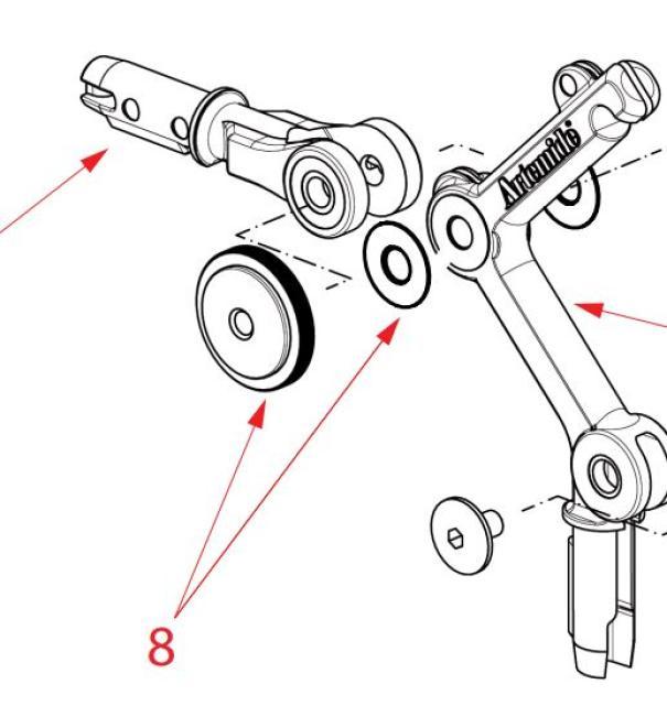 Accessorio Artemide per Tolomeo Micro vite con manopola - R301765 02