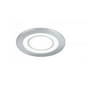 Italia core faretto led da incasso 3.5-1.5w luce calda 3000k in plastica colore cromo 652510106