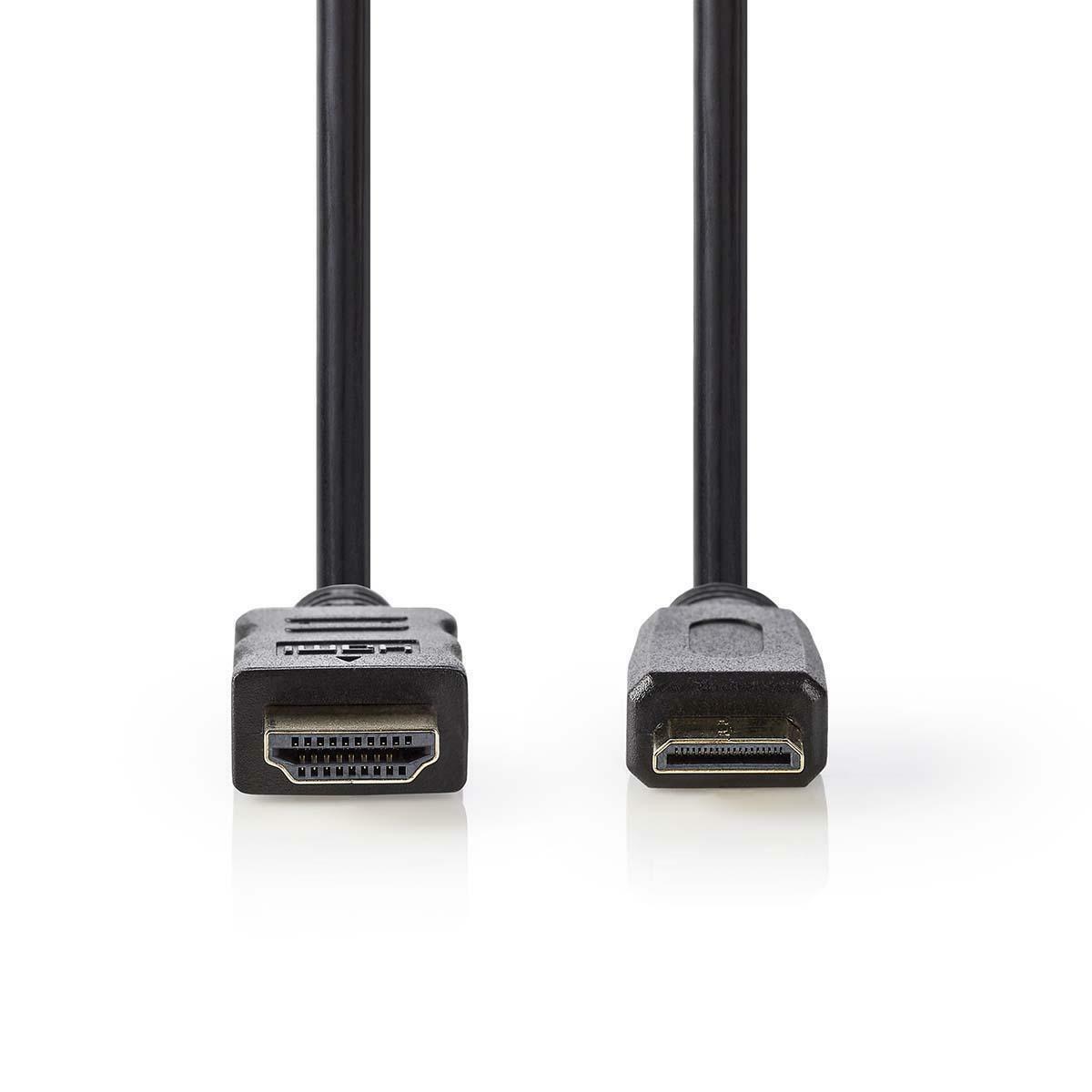 nedis nedis 1,5mt cavo hdmi ad alta velocita' con ethernet mini connettore hdmi cvgp34500bk15 - foto 2