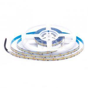 5 metri di striscia led 24 v luce fredda 6400k in pcb colore bianco vt-2835 238 2601