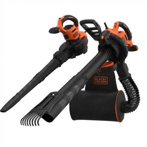 black & decker black & decker soffiatore/aspiratore/trituratore a filo con zaino e raschietto 3000w beblv301-qs - foto 1