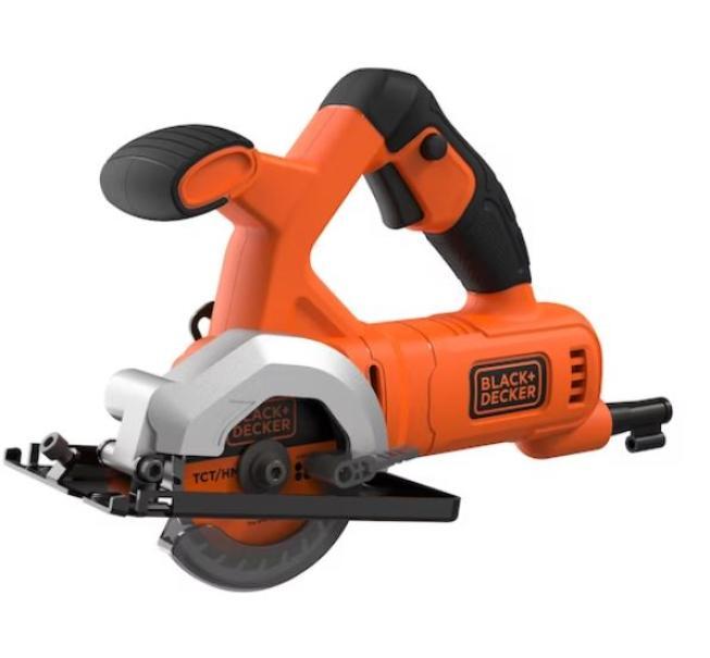 black & decker black & decker mini sega circolare 400w - 85mm con due lame in dotazione bes510-qs - foto 1