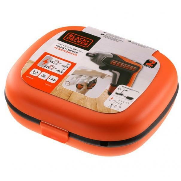 black & decker black & decker svitavvita 3.6v a ricarica rapida bcf611ck-qw - foto 2