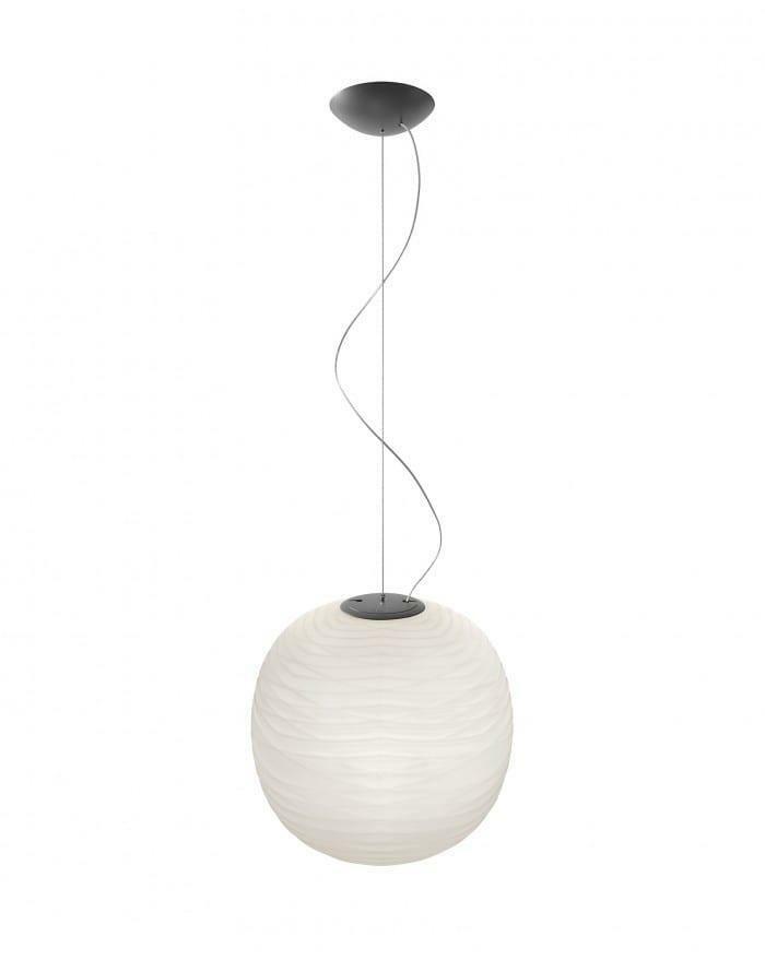 foscarini foscarini sospensione gem grafite/bianco  fn274007en_10 - foto 1