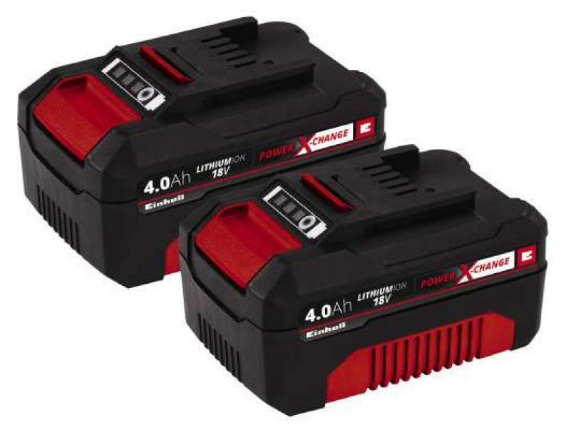 einhell einhell italia batteria pcx twinpack 18v 900w 4ah 4511489 - foto 1