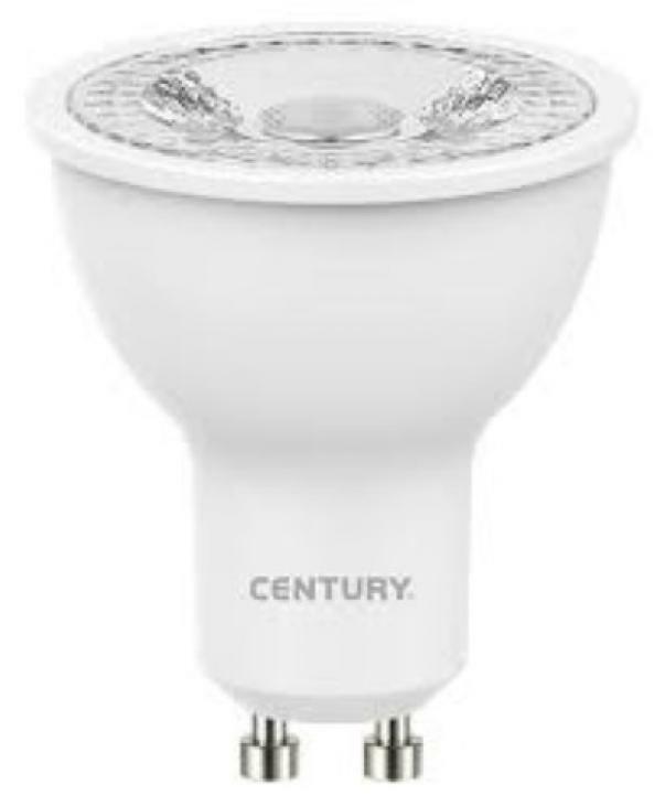 century century lexar 38 lampadina led 6,5w attacco gu10 luce calda 3000k  lx38-081030 - foto 1