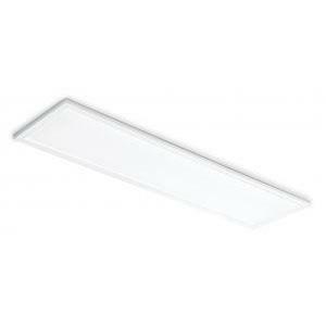 Pannello led rettangolare 36w luce calda 3000k in alluminio verniciato colore bianco goffrato lpx312/3k/90