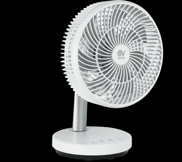 vortice vortice ventilatore oscillante da tavolo con presa usb nordik mio 0000061046 - foto 2