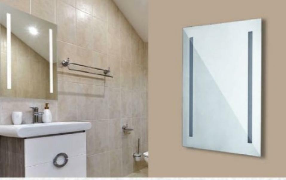 v-tac v-tac specchio led per bagno antiappannamento 17w luce fredda 6400k in ferro vt-8505 40441 - foto 1