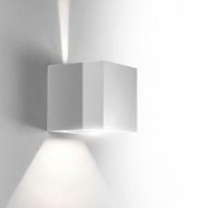 Applique led up down grigio 6w luce calda 3000&#176;k da esterno ip65 udgr-068030