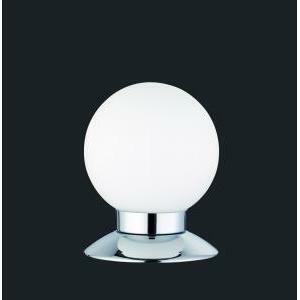 Princess lampada da tavolo led metallo cromo touch 4 intensita' diff. sfera vetro h.13cm r52551906